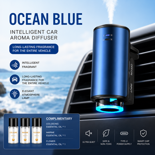 AuraDrive™ Smart Car Aroma Diffuser
